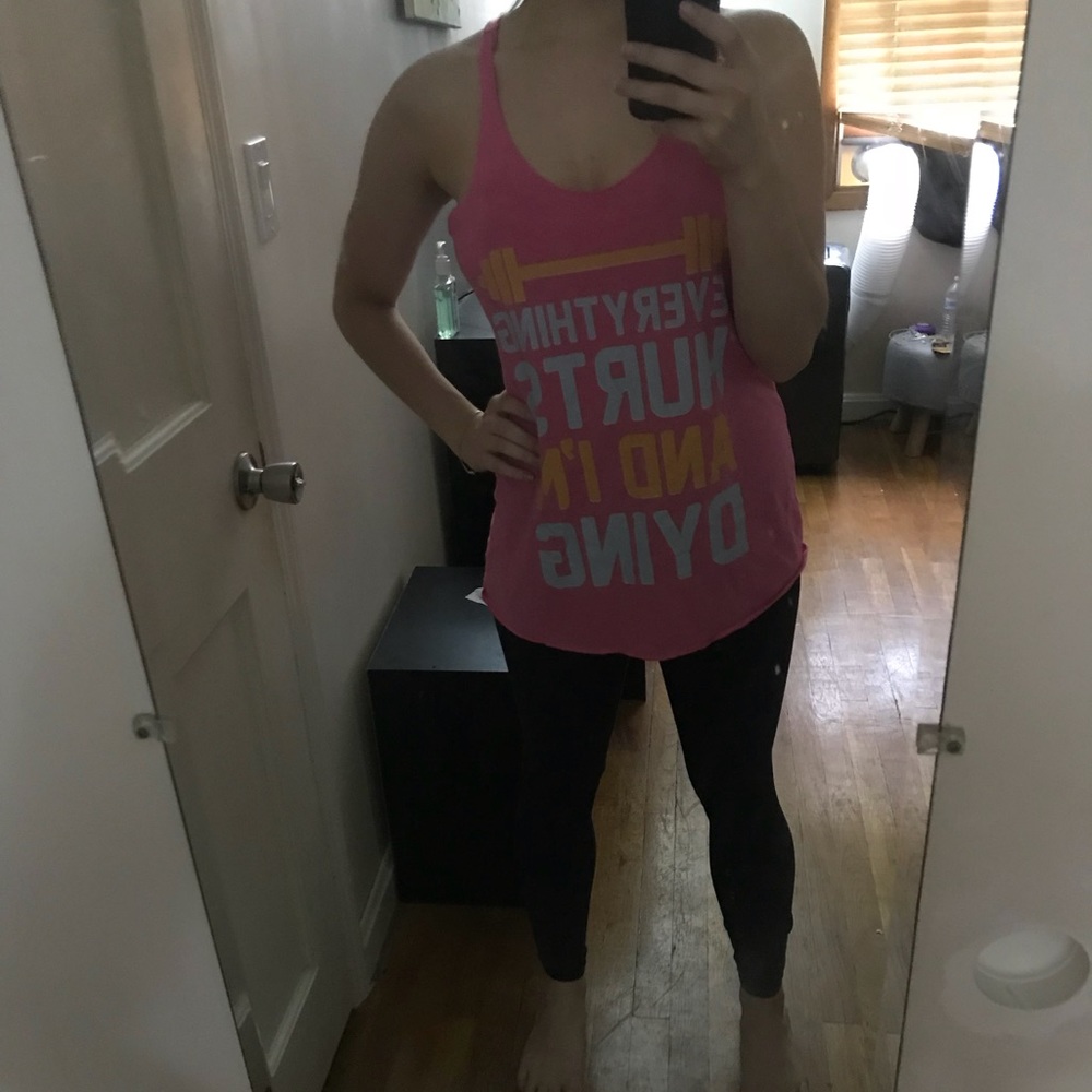 PARKS & REC “EVERYTHING HURTS & IM DYING!” Tank!